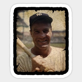 Hank Bauer in New York Yankees Sticker